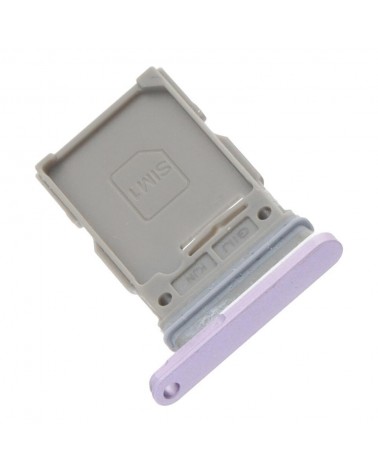 Suporte para cartão SIM para Samsung Galaxy S21 FE S21FE G990 - Roxo