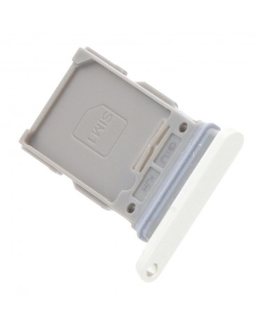 Suporte para cartão SIM para Samsung Galaxy S21 FE S21FE G990 - Prata