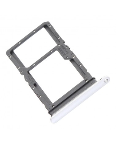 Soporte Tarjeta Sim para Huawei Honor X7 CMA-LX2  CMA-LX1 - Plata