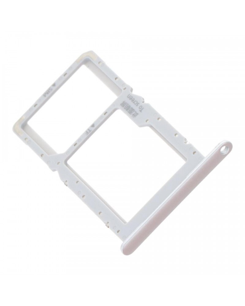 Soporte Tarjeta Dual Sim para Huawei Nova Y70 - Plata