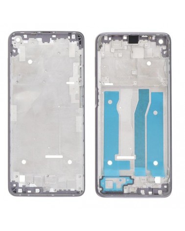 Central Frame for Motorola Moto G Power 2021 - Silver