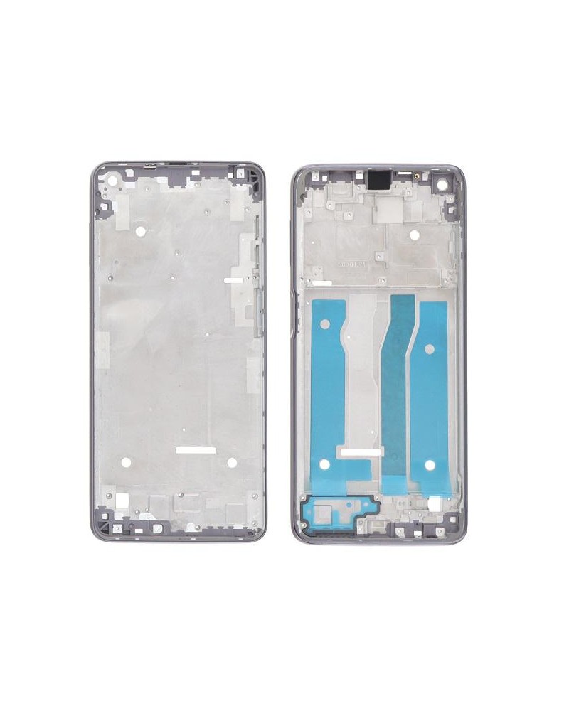 Central Frame for Motorola Moto G Power 2021 - Silver