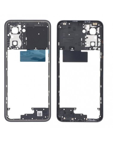 Central Frame for Realme C33 RMX3624 - Black