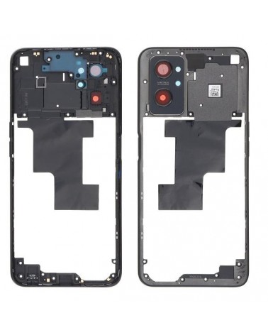 Centre Frame and Trim for Realme 9 Pro RMX3471- Black