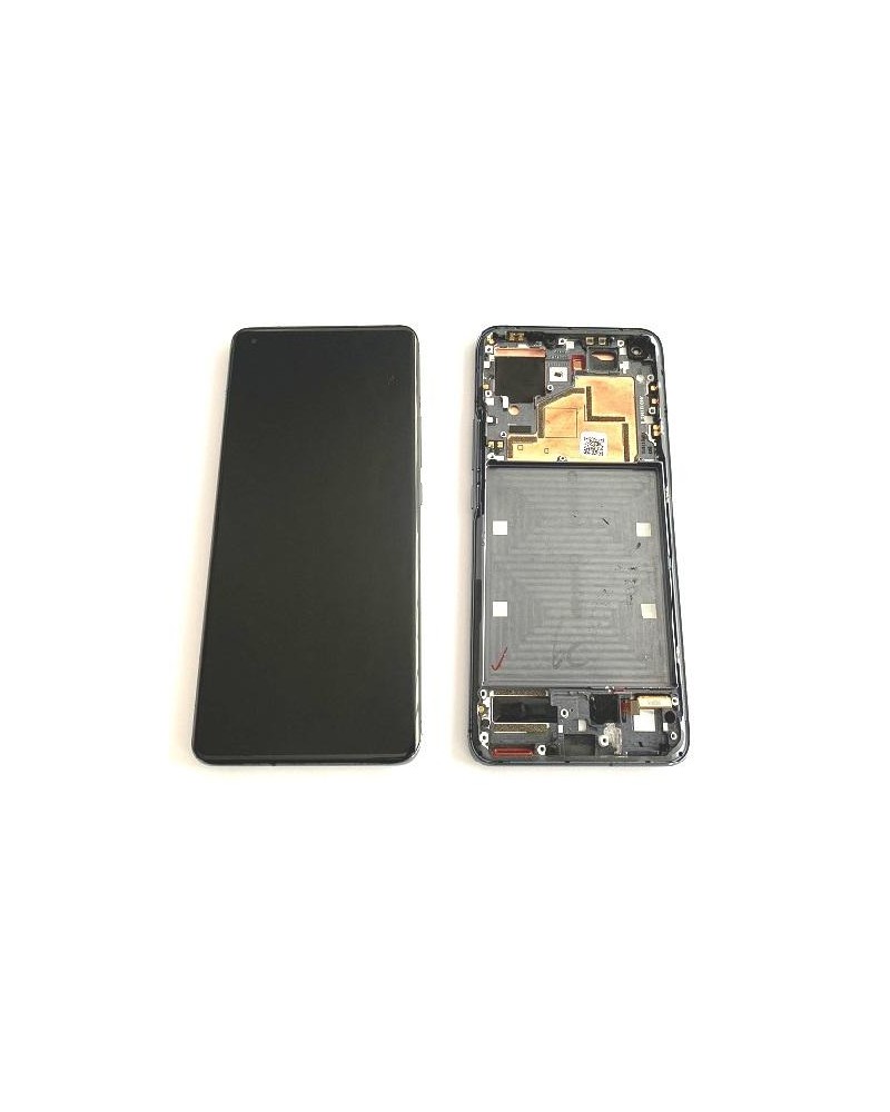 LCD e ecrã tátil com moldura preta para Xiaomi Mi 11 M2011K2C M2011K2G