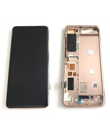 LCD and Touch Screen with Gold Frame for Xiaomi Mi 10 Xiaomi Mi 10 Pro Version C M2001J2I