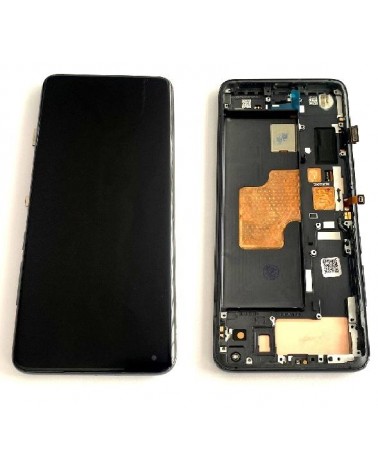 LCD e ecrã tátil com moldura preta para Xiaomi Mi 10 Ultra M2007J1SC