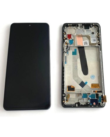 LCD e ecrã tátil com moldura preta para Xiaomi Mi 11X Pro Mi 11i Poco F3 M2012K11I M2012K11G M2012K11AG M2012K11AG