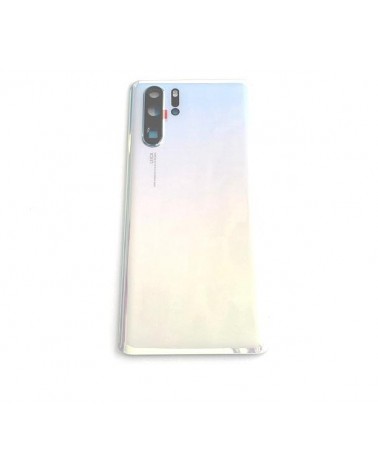 Rear Battery Cover and Camera Lens for Huawei P30 Pro VOG-AL00 VOG-AL10 VOG-L09 VOG-L09 VOG-L29 VOG-TL00 - Glass White