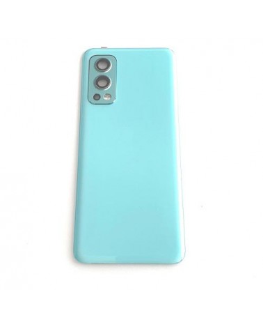 Rear Battery Cover with Lens for OnePlus Nord 2 DN2101 DN2103 - Greenish Blue