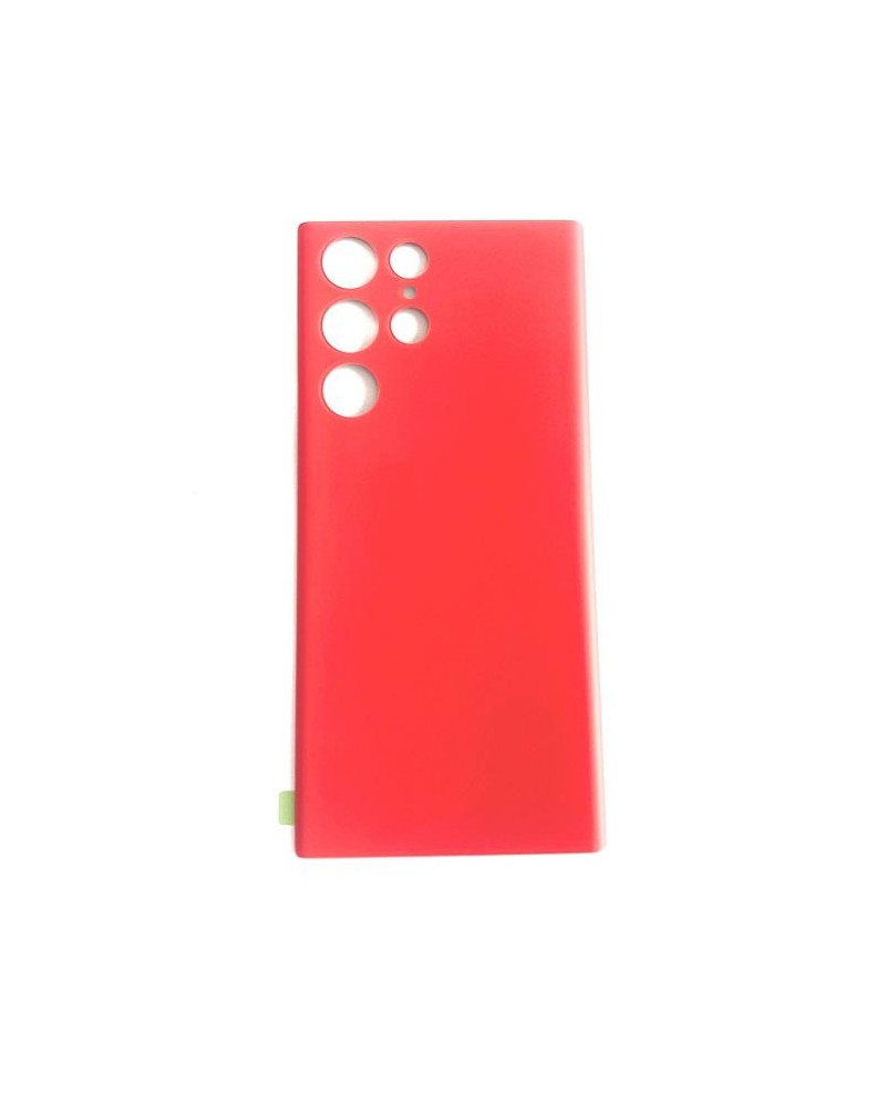 Tapa Trasera De Bateria Para Samsung Galaxy S22 Ultra SM-S908 - Naranja