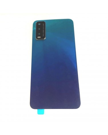 Back Cover with Camera Glass for Vivo Y20S - Blue