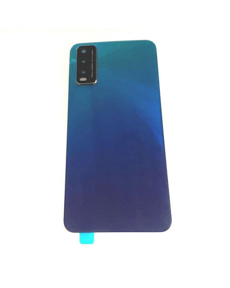 Back Cover with Camera Glass for Vivo Y20S - Blue