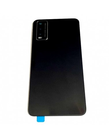 Back Cover with Camera Glass for Vivo Y20S - Black