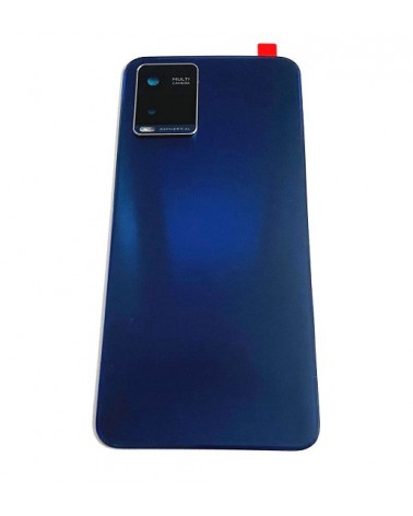 Tapa Trasera con Cristal de Camara para Vivo Y21S - Azul