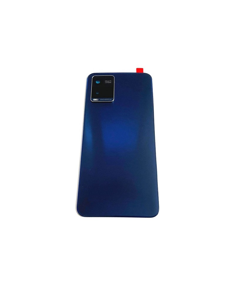 Capa traseira com vidro da câmara para Vivo Y21S - Azul