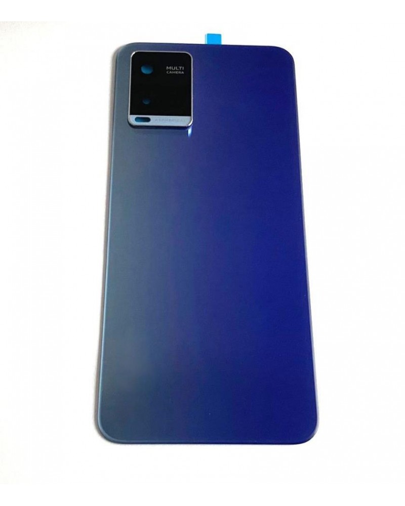 Back Cover with Camera Glass for Vivo Y21 - Blue