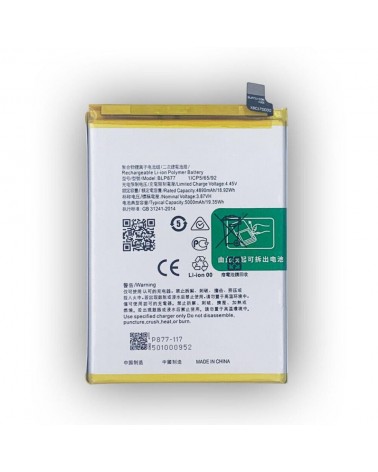 Battery BLP877 for Realme 8i RMX3151 Realme C31 RMX3501 Realme C35 RMX3511 5000mAh