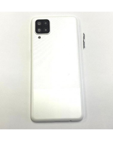 Back Cover for Samsung Galaxy A12 2020 A125 A125F A12 2021 A12s A127 A127F - White