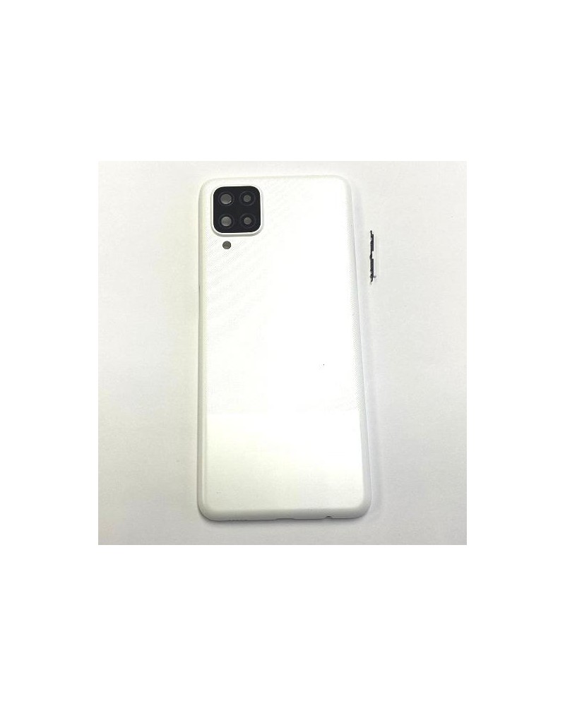 Capa traseira para Samsung Galaxy A12 2020 A125 A125F A12 2021 A12s A127 A127F - Branco