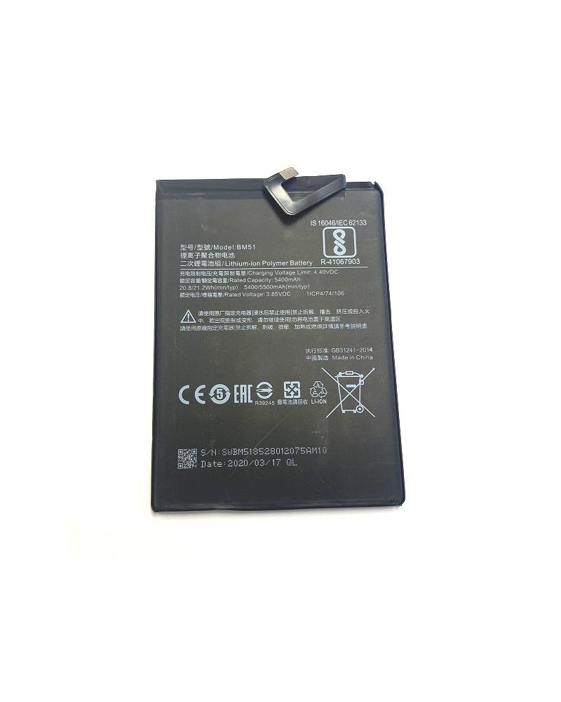 Bateria BM4W de 4820mAh para Xiaomi Mi10T Lite 5G Redmi Note 9 Pro 5G