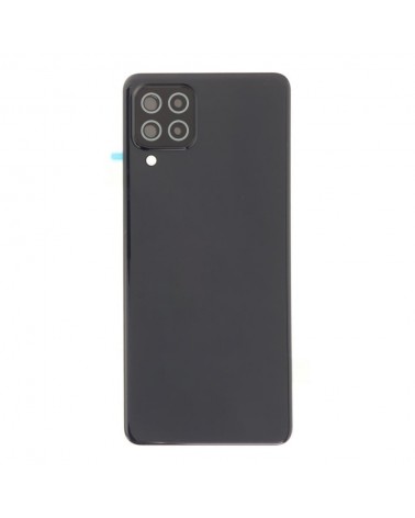 Rear Battery and Camera Lens Cover for Samsung A22 4G A225 A225F - Black