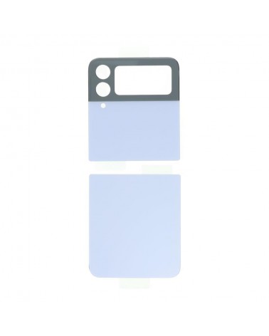 Conjunto de tampa traseira da bateria para Samsung Galaxy Z Flip 4 F721 - Azul