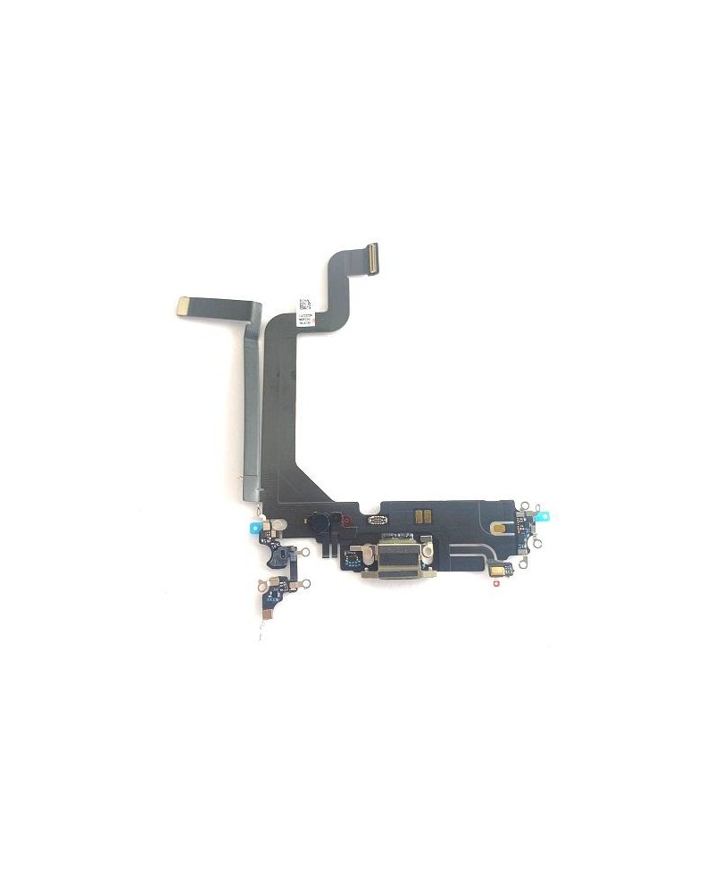 Flex Conector de Carga para Iphone 14 Pro Max - Dorado