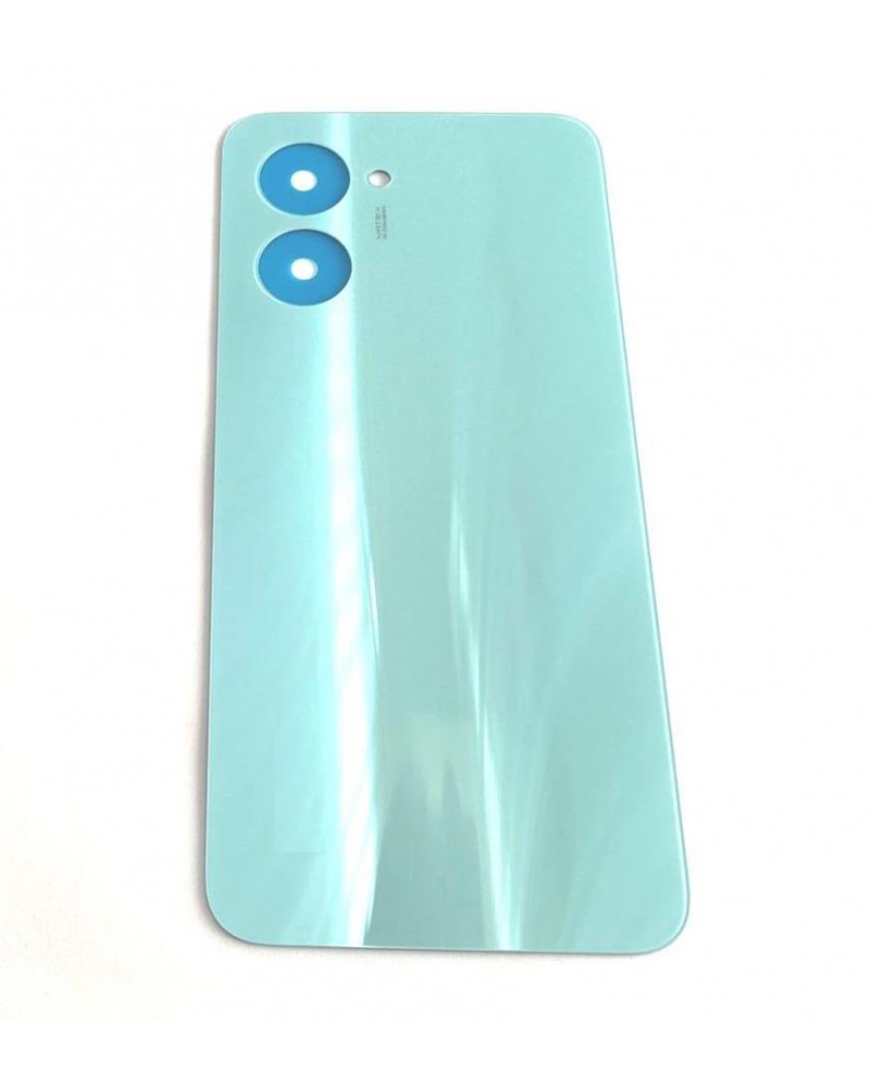 Tampa traseira da bateria para Realme C33 RMX3624 - Azul celeste