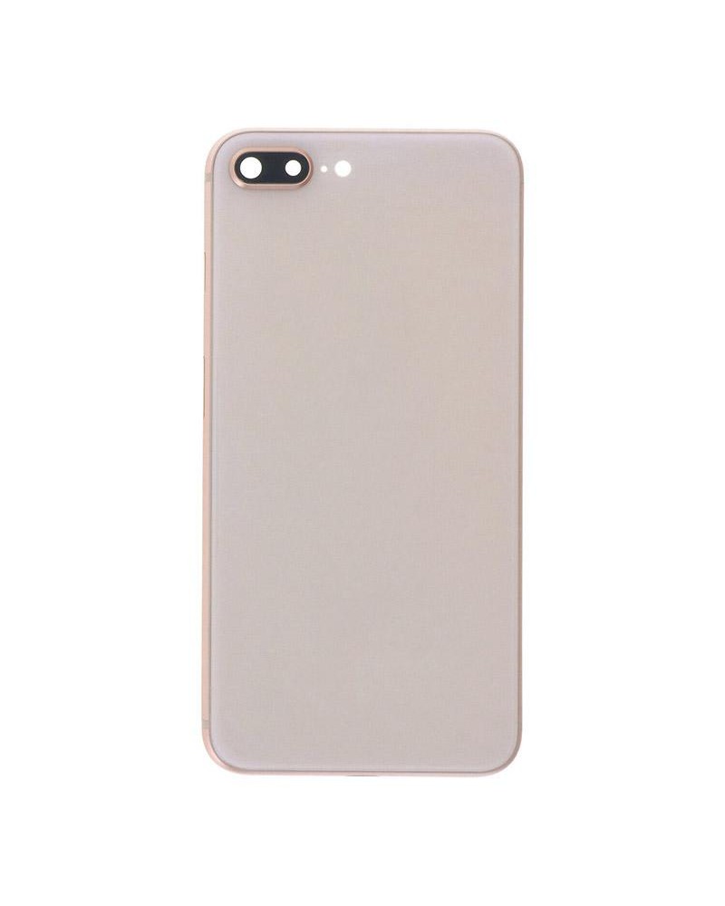 Carcasa Central con Tapa Trasera para Iphone 8 Plus - Dorada