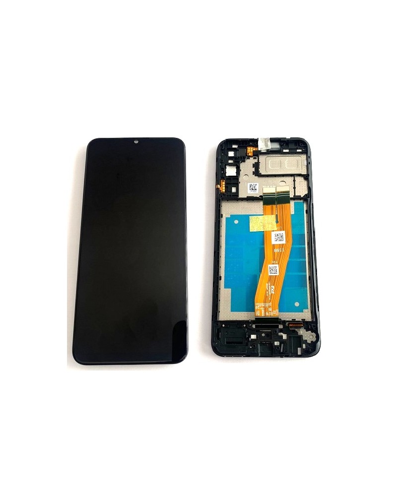 LCD e ecrã tátil com moldura para Samsung Galaxy A04E A042 A042F Service Pack