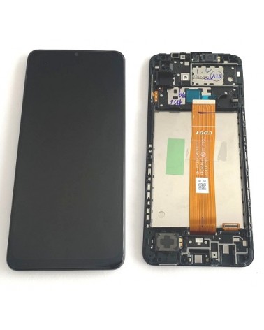 LCD e ecrã tátil com moldura para Samsung Galaxy A12 A125 A125F Service Pack