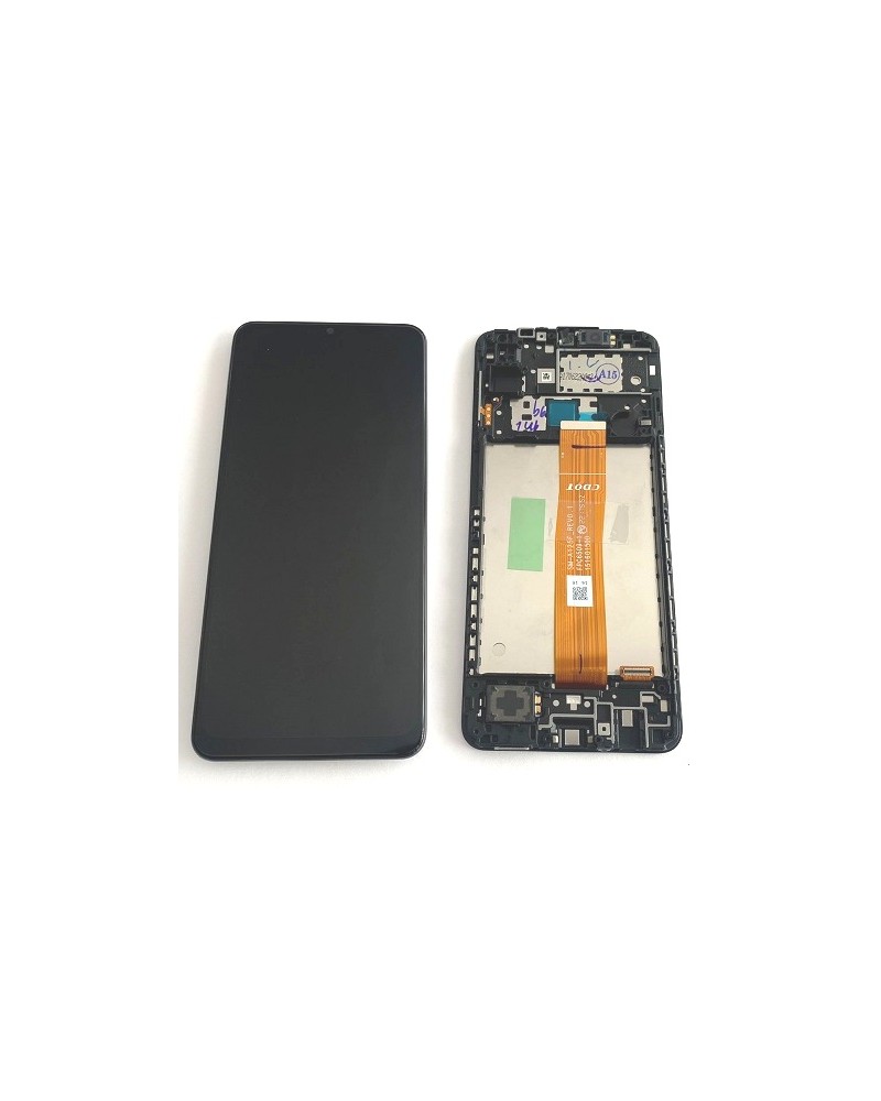 Pantalla LCD y Tactil con Marco para Samsung Galaxy A12 A125 A125F   Service Pack  