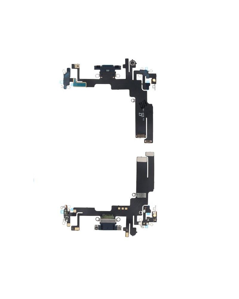 Conector de carregador flexível para Iphone 14 Preto compatível