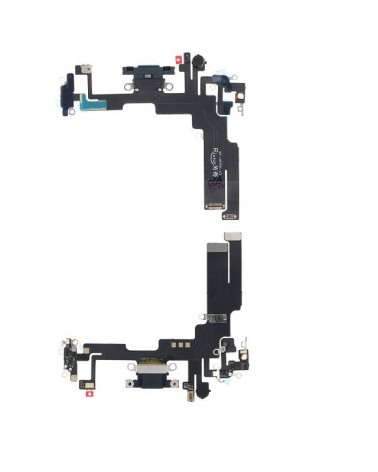 Conector de carregamento flexível para Iphone 14 OEM - Preto