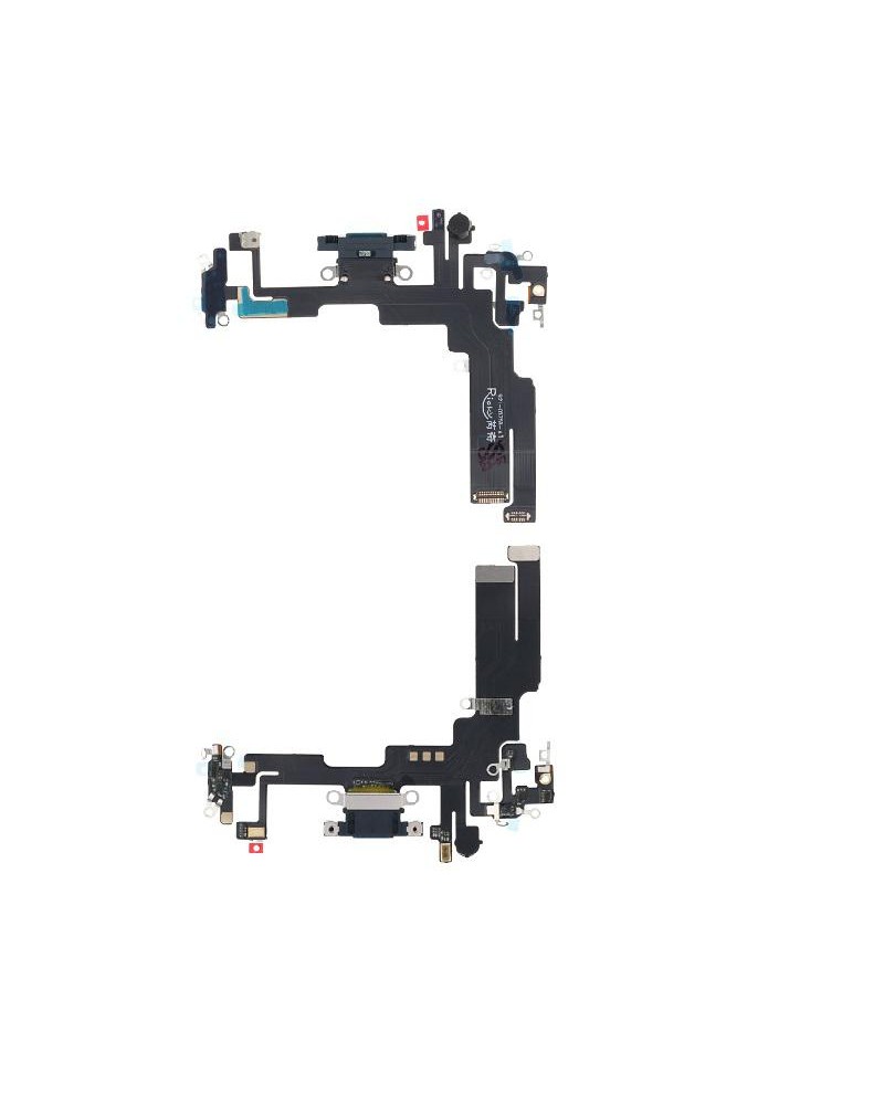 Conector de carregamento flexível para Iphone 14 OEM - Preto