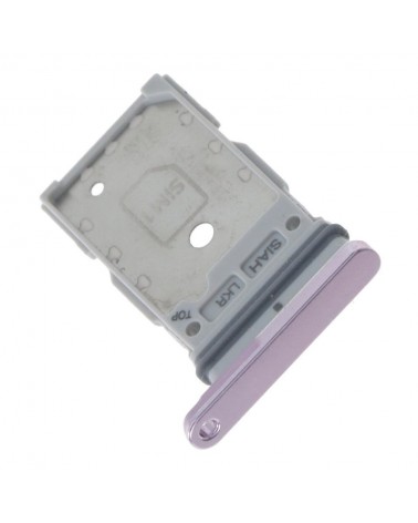 Suporte para cartão SIM duplo para Samsung Galaxy S23 Ultra S918 S918B - Roxo