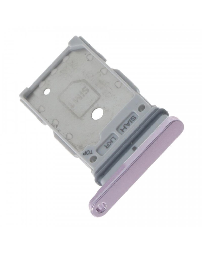 Dual Sim Card Holder for Samsung Galaxy S23 Ultra S918 S918B - Purple