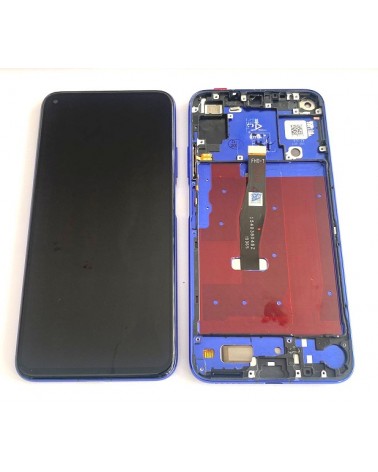 LCD and Touch Screen with Blue Frame for Huawei Honor 20 YAL-AL00 YAL-L21