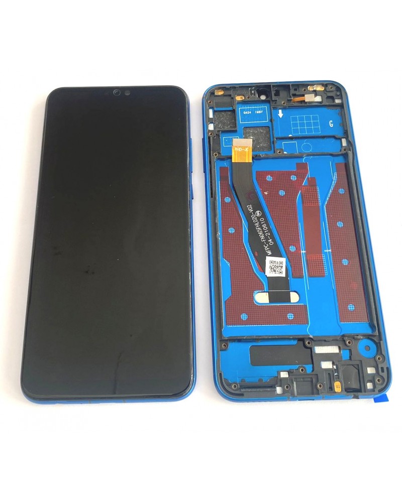 LCD and Touch Screen with Blue Frame for Huawei Honor 8X - JSN-L21