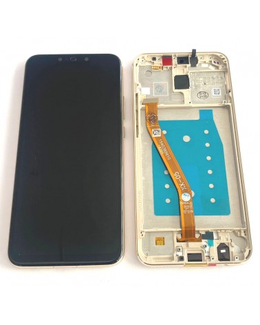 LCD and Touch Screen with Golden Frame for Huawei Mate 20 Lite - SNE-LX1 SNE-LX2 SNE-LX3