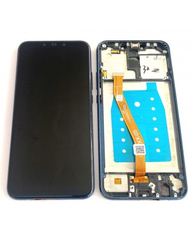 Pantalla LCD y Tactil con Marco Azul para Huawei Mate 20 Lite - SNE-LX1 SNE-LX2 SNE-LX3