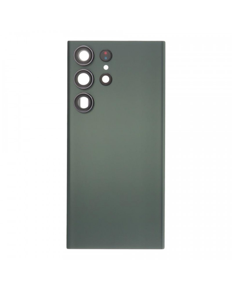 Tapa Trasera de Bateria y Lente de Camara para Samsung Galaxy S23 Ultra S918 S918B - Verde