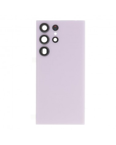 Tapa Trasera de Bateria y Lente de Camara para Samsung Galaxy S23 Ultra S918 S918B - Rosa