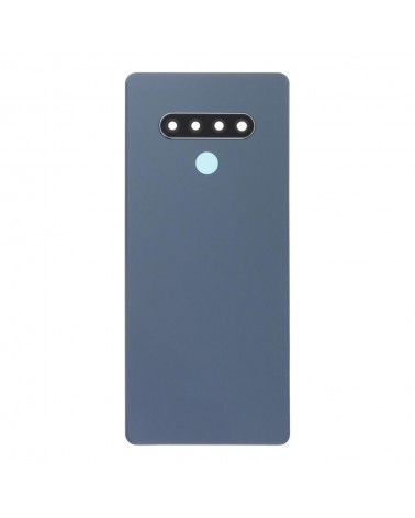 Rear Battery Cover and Camera Lens for LG K71 LMQ730HA - Grey