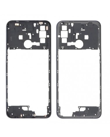 Moldura central para Oppo A53 Oppo A53s - Preto