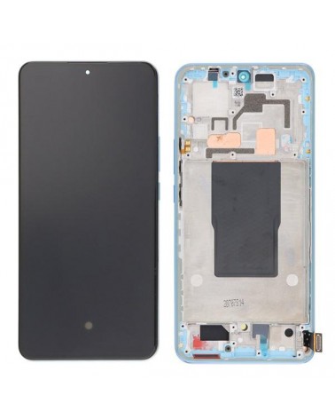 LCD e ecrã tátil com moldura azul para Xiaomi Mi 12T Xiaomi Mi 12T Pro