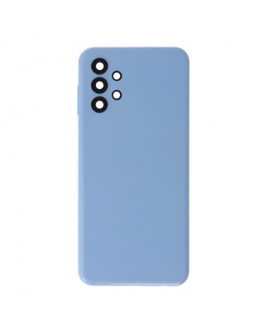 Tampa traseira da bateria e lente da câmara para Samsung Galaxy A13 A135 A135F - Azul