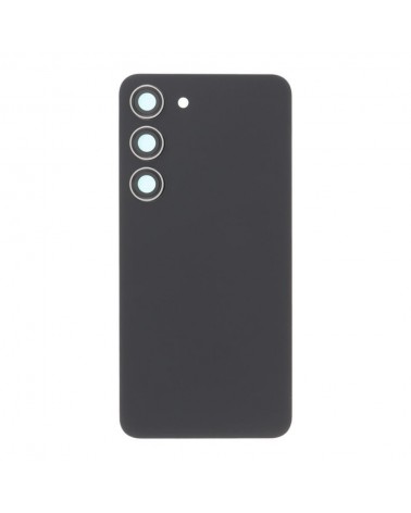 Rear Battery and Camera Lens Cover for Samsung Galaxy S23 S911 S911B S911B SM-S911 - Black