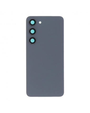Rear Battery Cover and Camera Lens for Samsung Galaxy S23 S911 S911B S911B SM-S911 - Grey